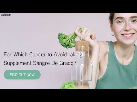 For Which Cancer to Avoid taking Supplement Sangre De Grado